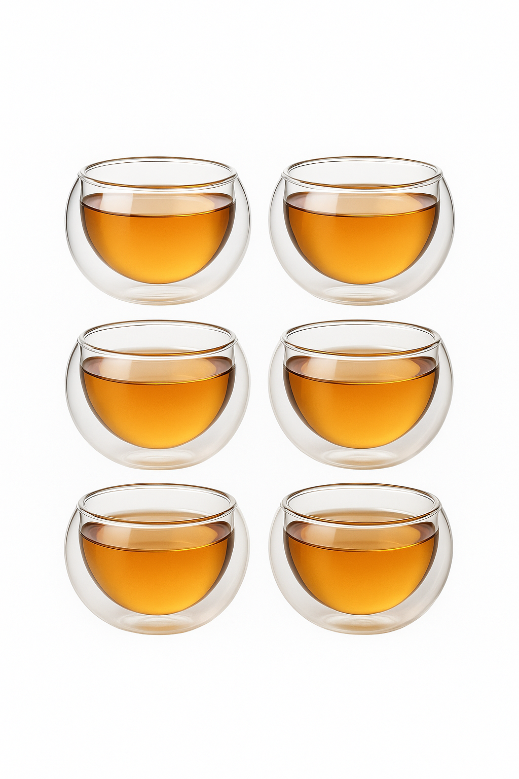 Théière citrouille fleurie rayée verre avec infuseur - vue 2 sur 2