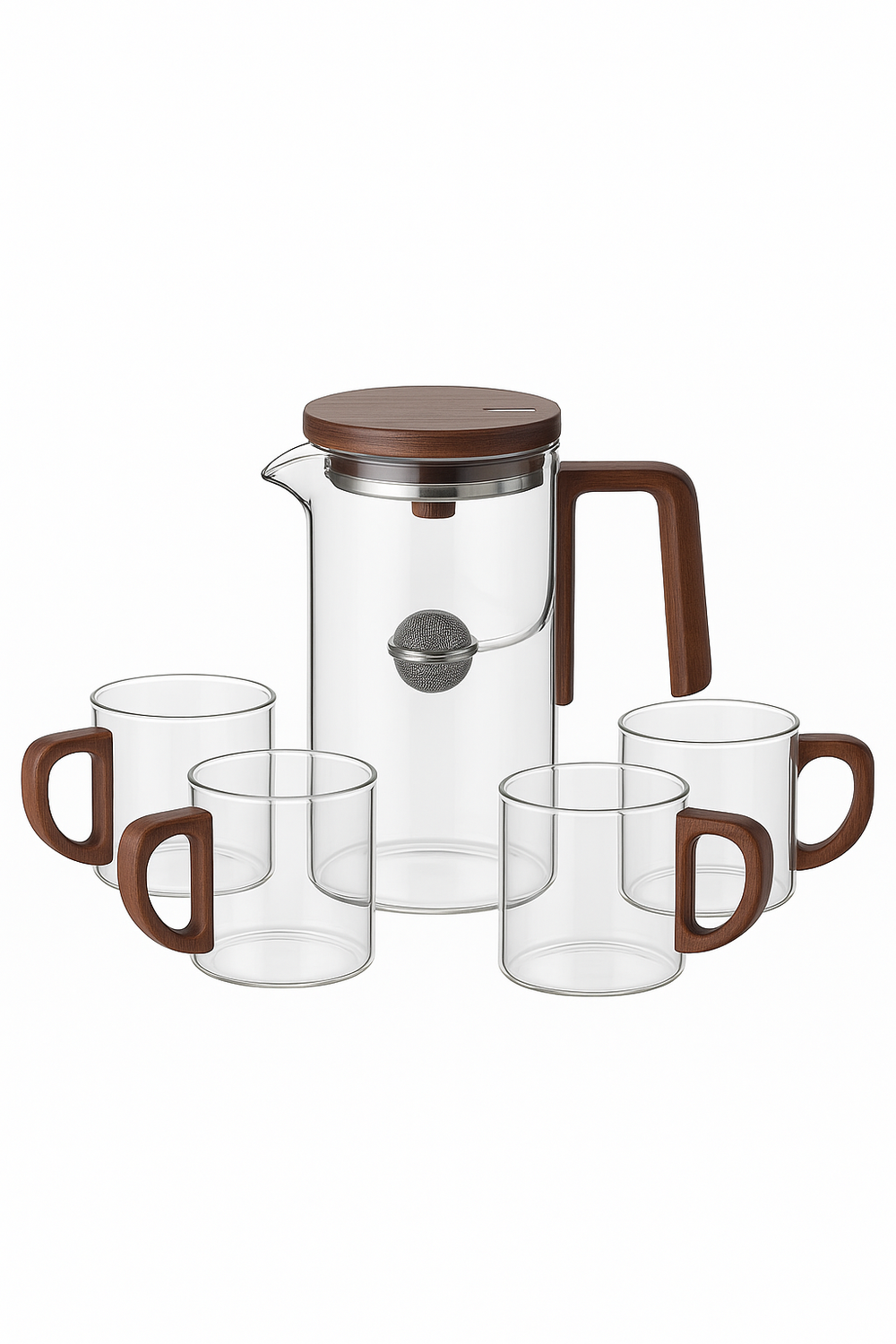Theiere en verre avec infuseur filtre 520ml720ml