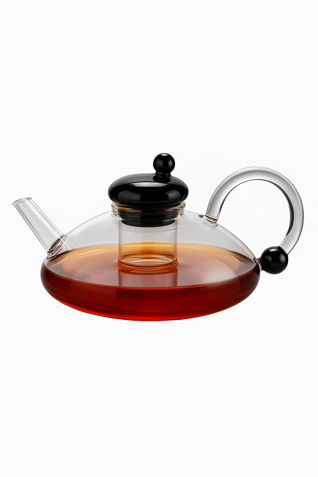 Théière en verre borosilicate résistante chaleur cuisine - vue 2 sur 2