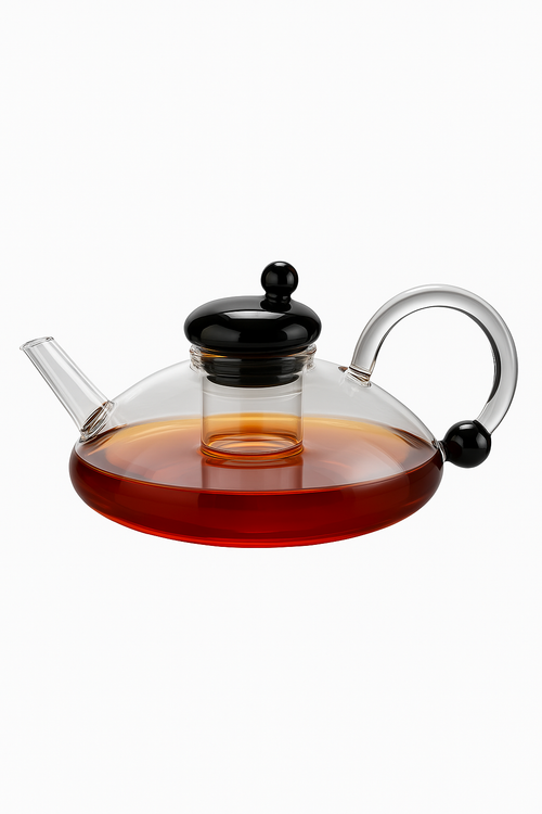 Théière en verre borosilicate résistante chaleur cuisine - vue 3 sur 2