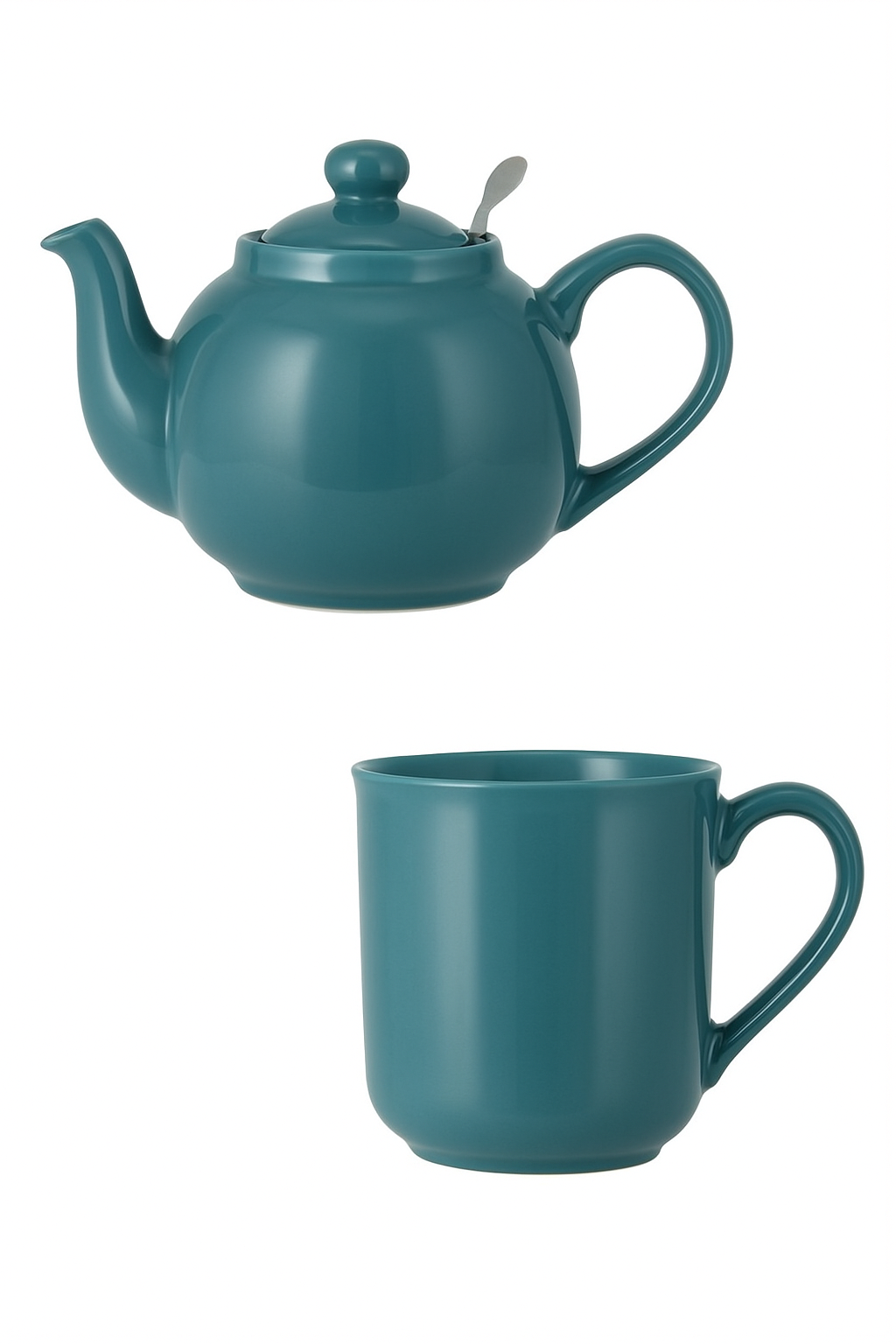 Théière farmhouse céramique avec filtre inox 600ml - vue 2 sur 2