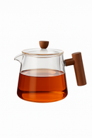 Théière gaiwan en verre résistant chaleur infusion puer