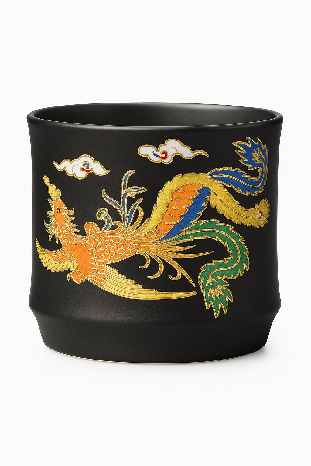 Théière gongfu argile motifs dragons phénix artisanale - vue 2 sur 2