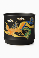 Théière gongfu argile motifs dragons phénix artisanale