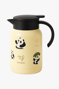 Panda insulated teapot large capacity stainless steel steam infusion 1 l