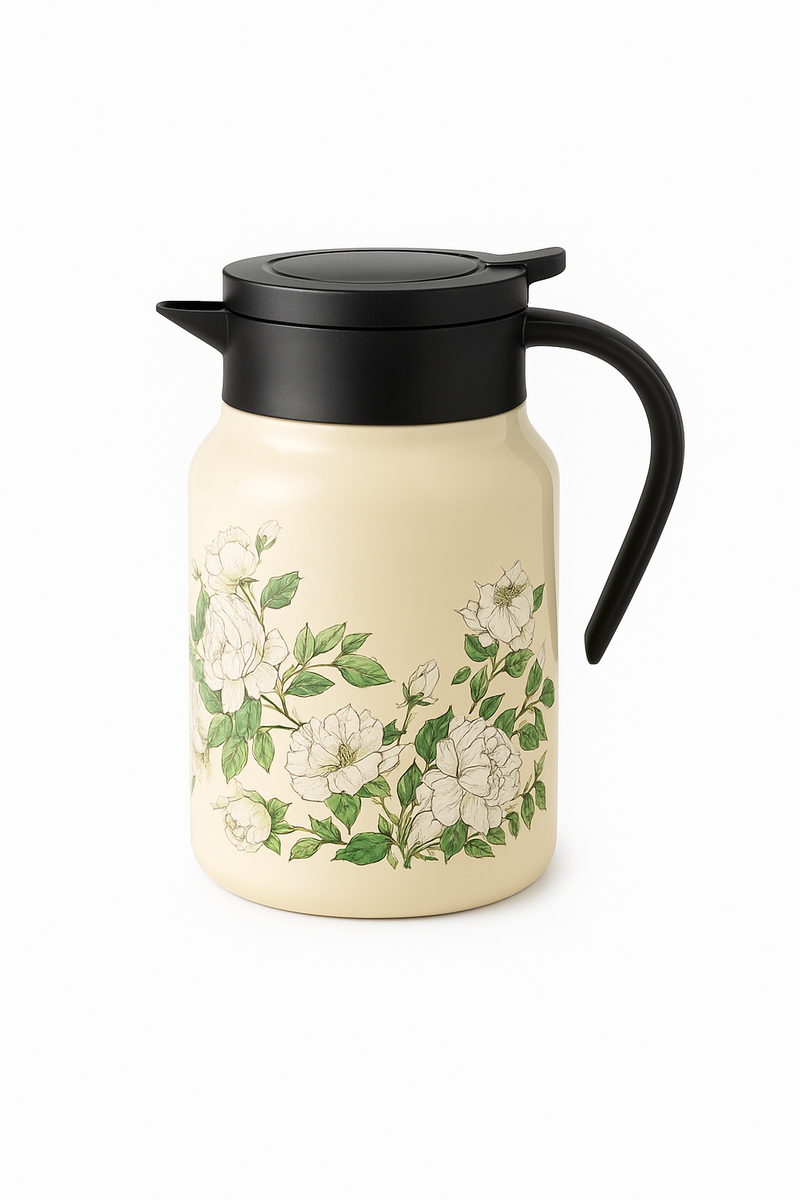 Théière isotherme panda inox 1l infusion vapeur