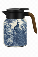 Théière isotherme vintage floral inox avec infuseur thermostat