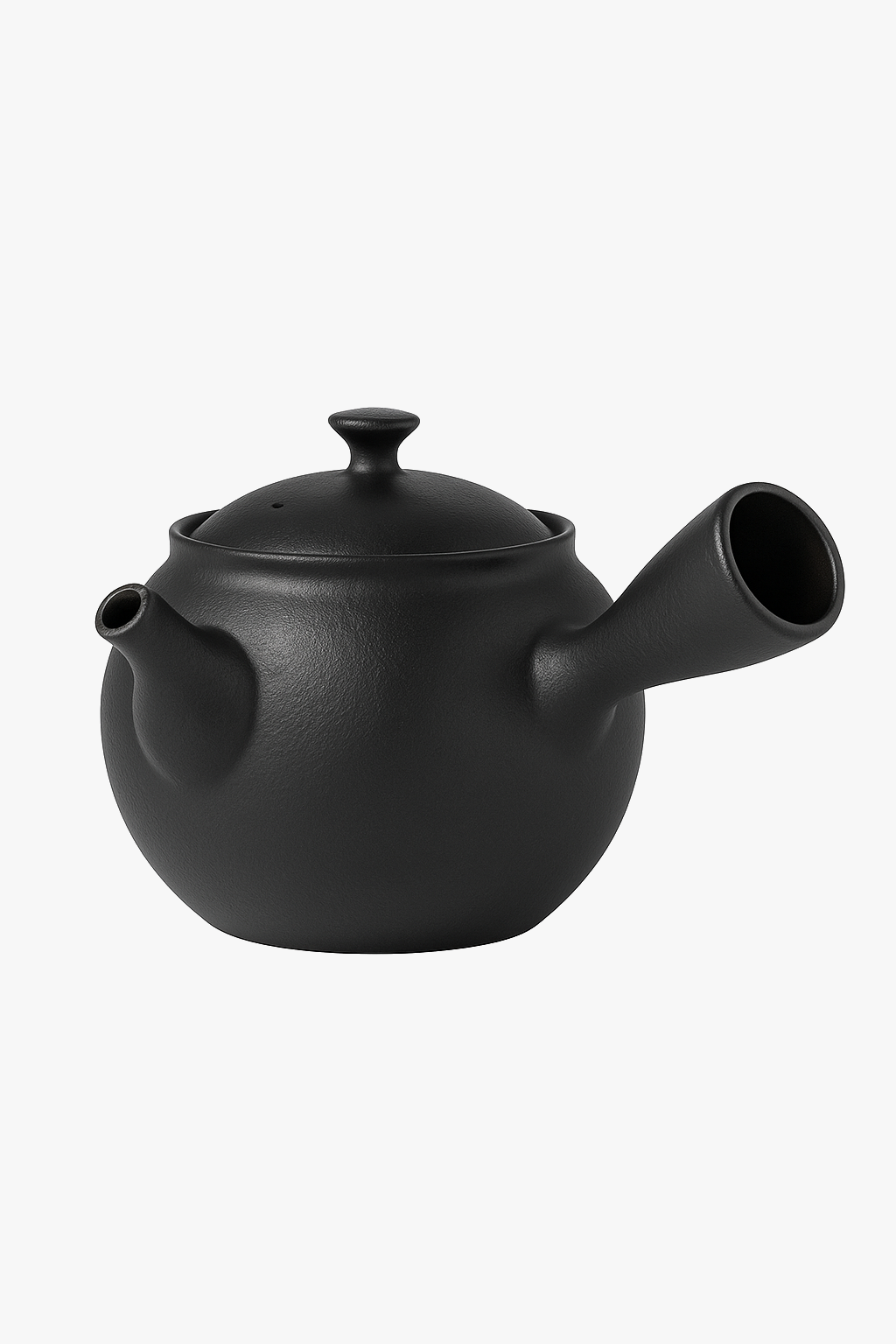 Handmade Japanese ceramic teapot with side handle 150ml infuser