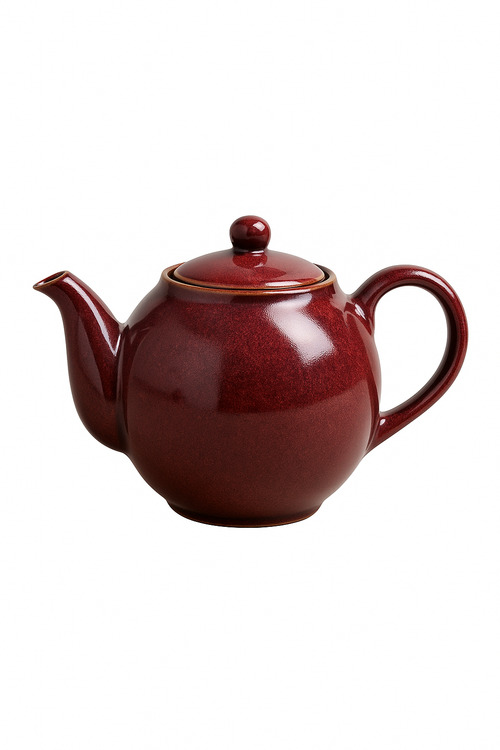 Theiere japonaise en porcelaine sous émail haute temperature - vue 3 sur 2