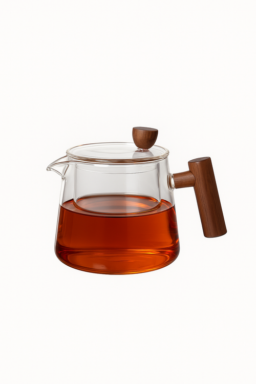 Théière japonaise en verre résistant gaiwan pu erh - vue 3 sur 2