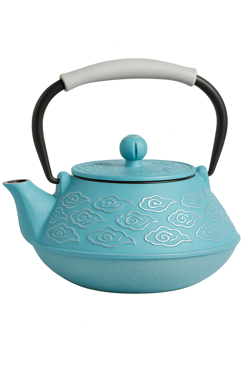 Théière japonaise fonte infuseur motif nuages 800ml - vue 3 sur 2