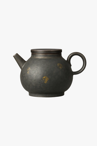 Japanese retro style teapot with gold detailing, infuser, ceremony 150 ml