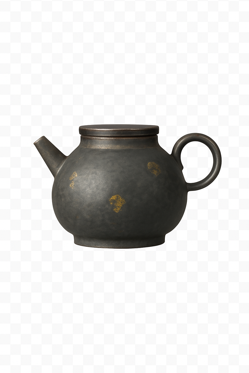 Théière japonaise retro dorures infuseur ceremonie 150ml