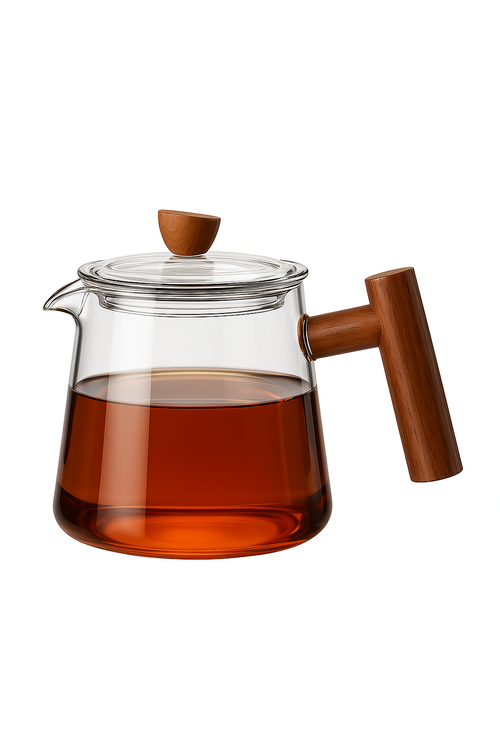 Theiere japonaise verre resistant gaiwan infusion the puer - vue 3 sur 2