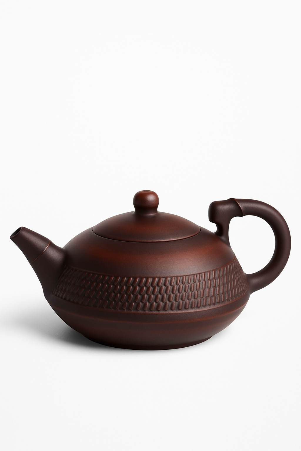 Théière kung fu artisanale en céramique style chinois - vue 2 sur 2