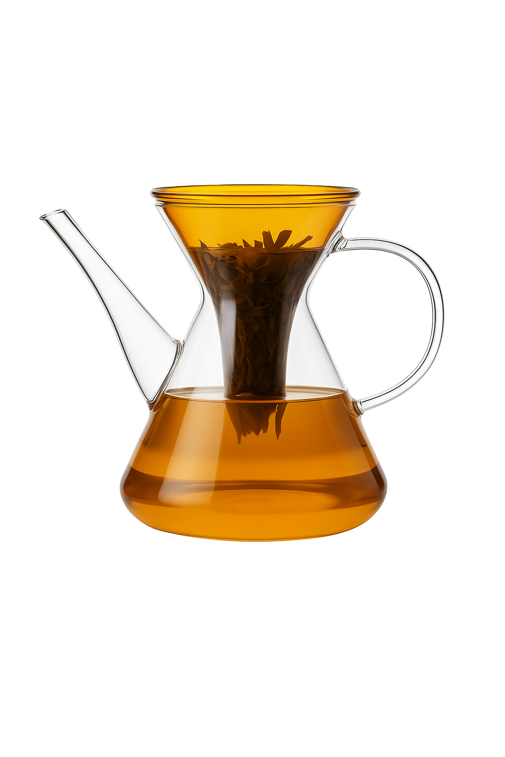 Théière kung fu en verre avec infuseur rapide - vue 2 sur 2
