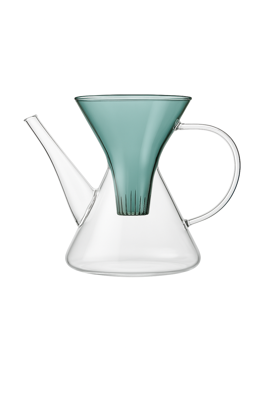 Theiere kung fu verre infusion rapide avec filtre - vue 2 sur 2