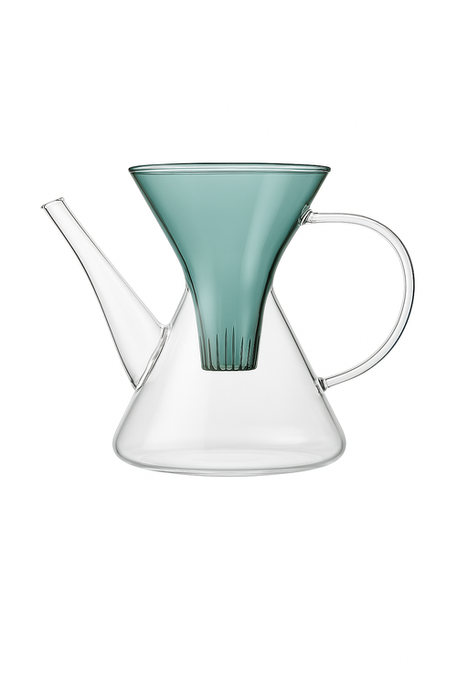 Theiere kung fu verre infusion rapide avec filtre - vue 3 sur 2