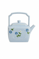 Théière marguerite peinte main porcelaine filtre kung fu