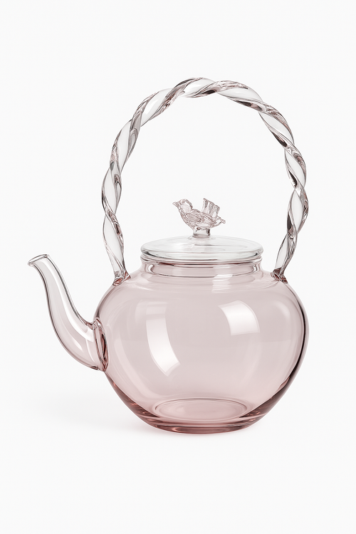 Théière papillon verre borosilicate résistante chaleur 500ml - vue 3 sur 2