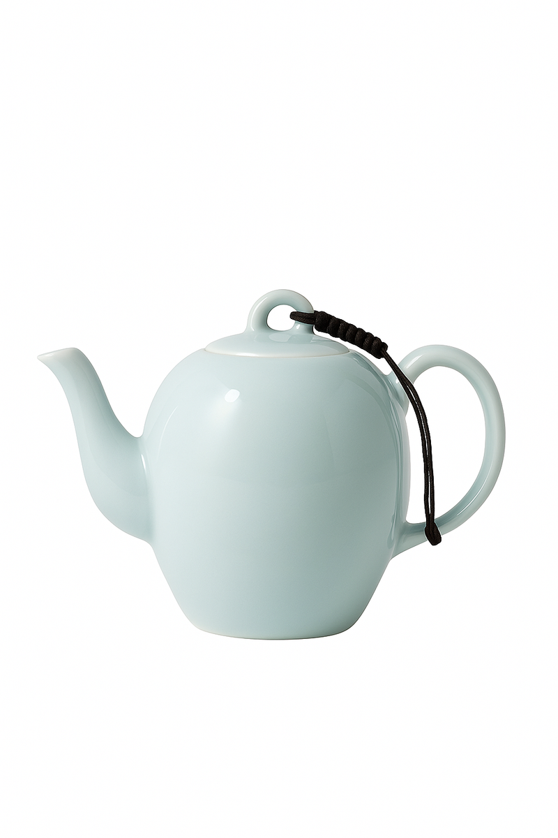 Theiere porcelaine artisanale style kung fu avec accessoires
