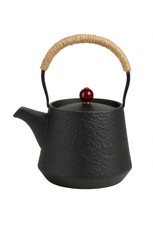 théière porcelaine style japonais rétro kung fu artisanale - vue 3 sur 2