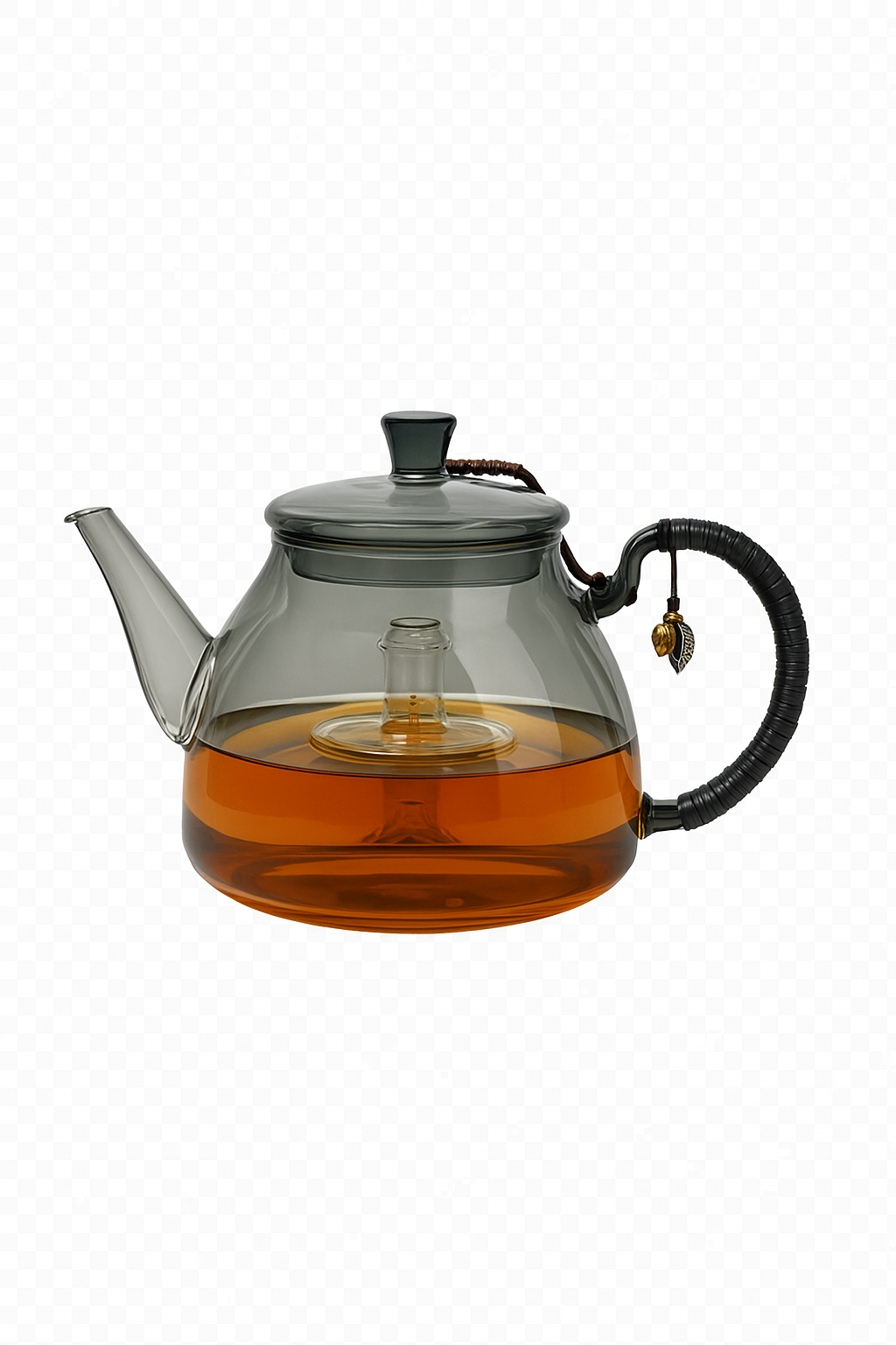 théière verre borosilicate 1 2l infuseur intégré 14x12cm - vue 2 sur 2
