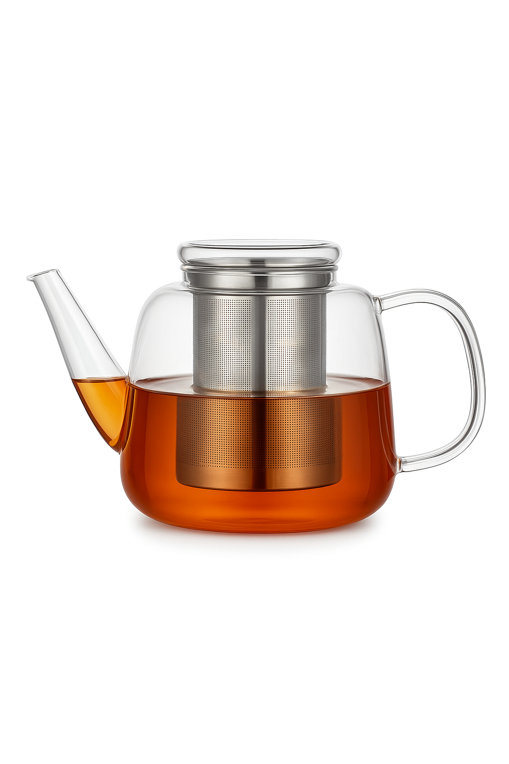 Théière verre borosilicate 1 5l infuseur inox amovible - vue 2 sur 2
