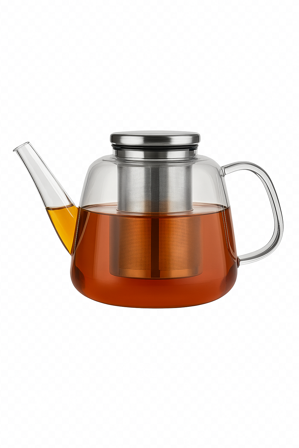 Théière verre borosilicate 15l infuseur inox amovible - vue 2 sur 2