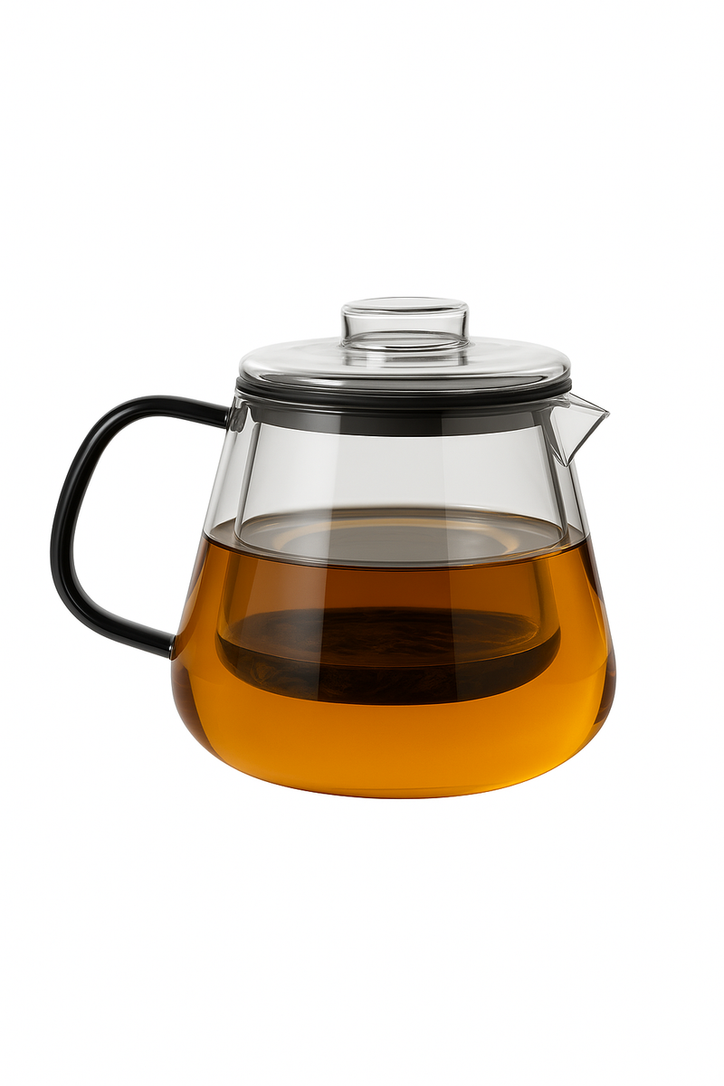 Théière verre borosilicate avec infuseur 1l minimaliste
