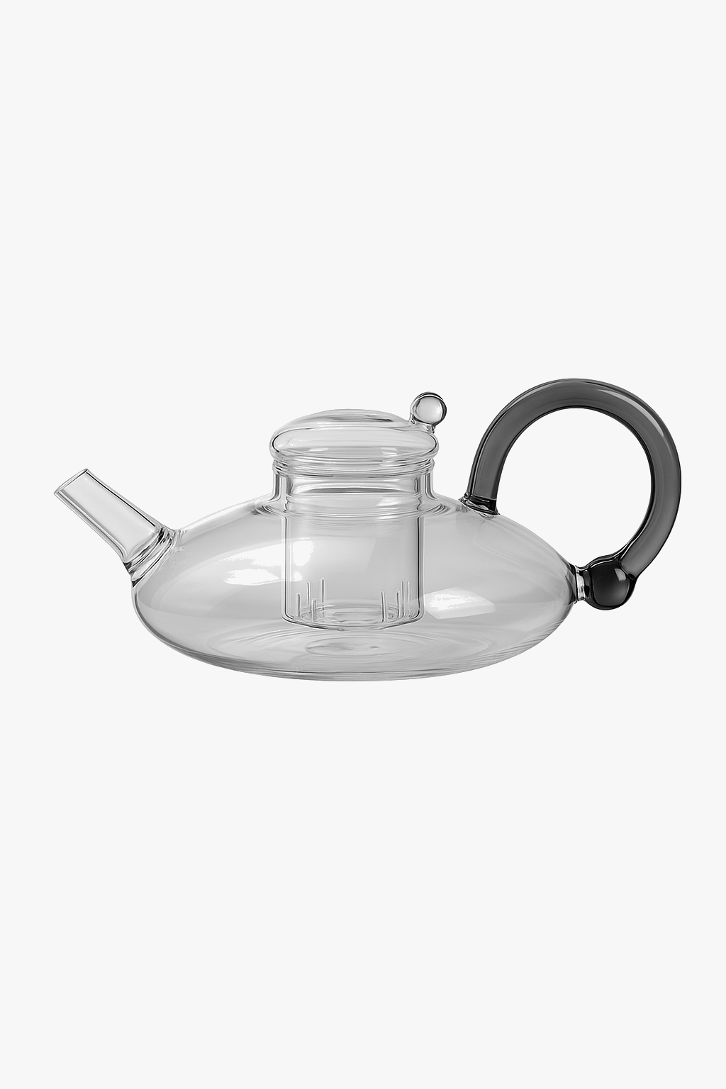 Borosilicate glass teapot heat-resistant for home and kitchen use