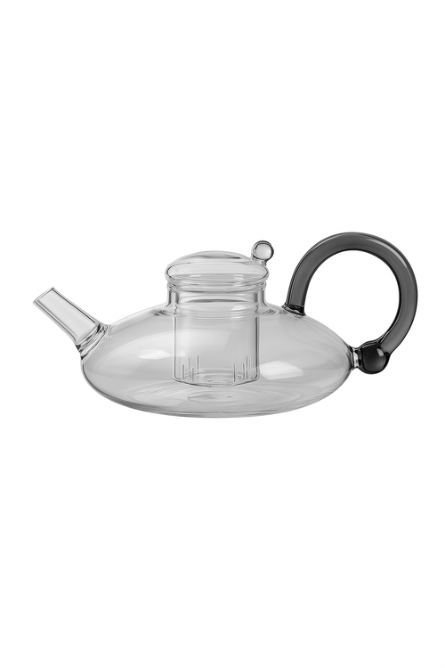 Theiere verre borosilicate resistante chaleur usage cuisine maison - vue 3 sur 2