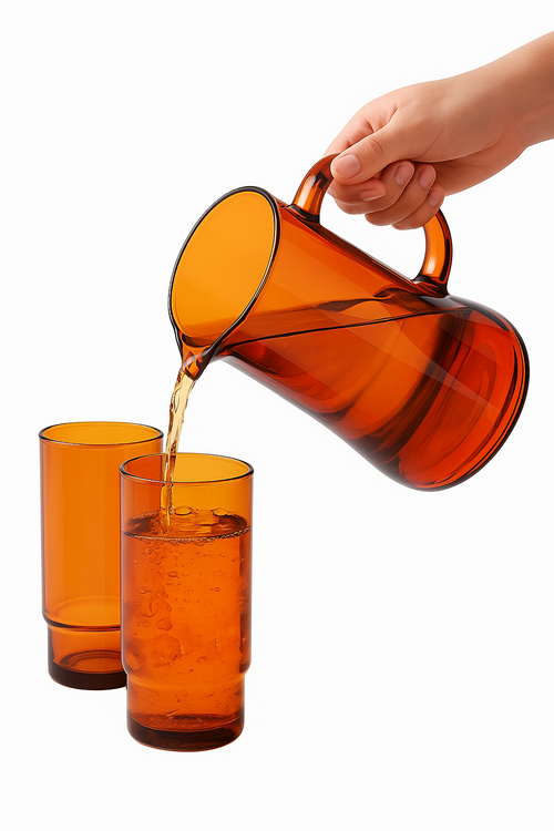 Théière verre style nordique grande capacité résistante chaleur - vue 2 sur 2