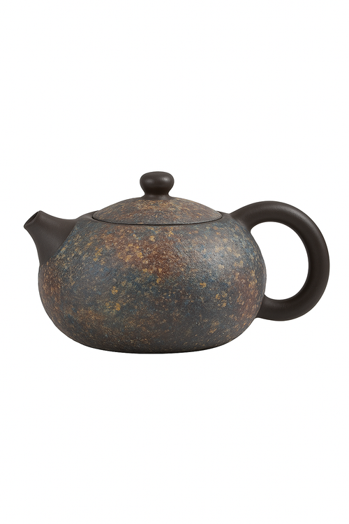 Théière xishi artisanale céramique style rétro chinois coffret - vue 2 sur 2