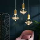 Thrisdar K9 cristal suspension LED lampe moderne Table de chevet suspension lampe cuisine salle à manger chambre lustre suspension