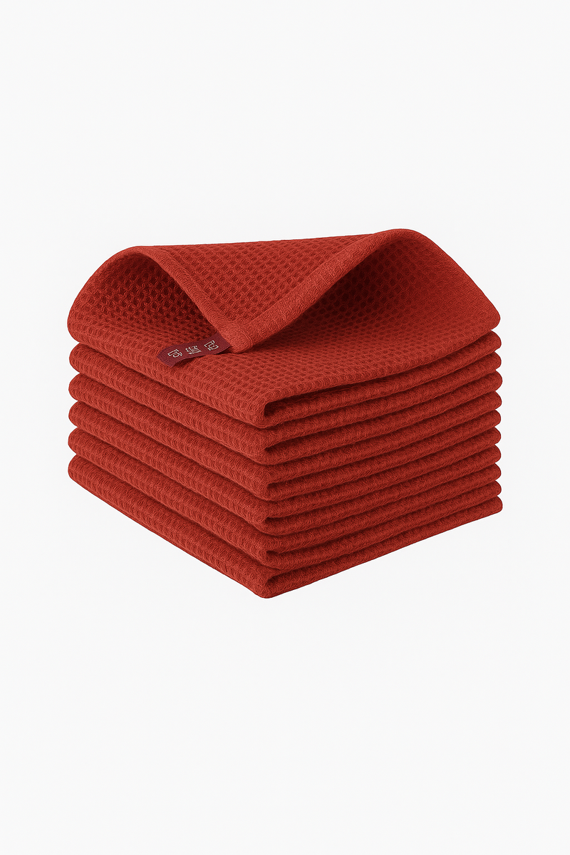 Torchon de cuisine coton gaufré absorbant séchage rapide