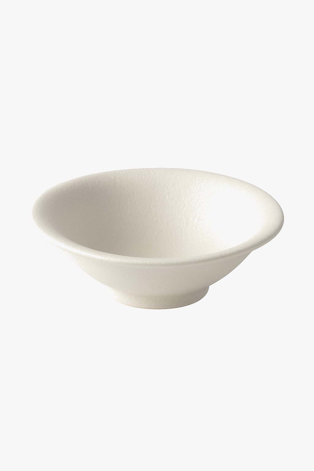 Matte ceramic tableware with stone effect, bowls and plates