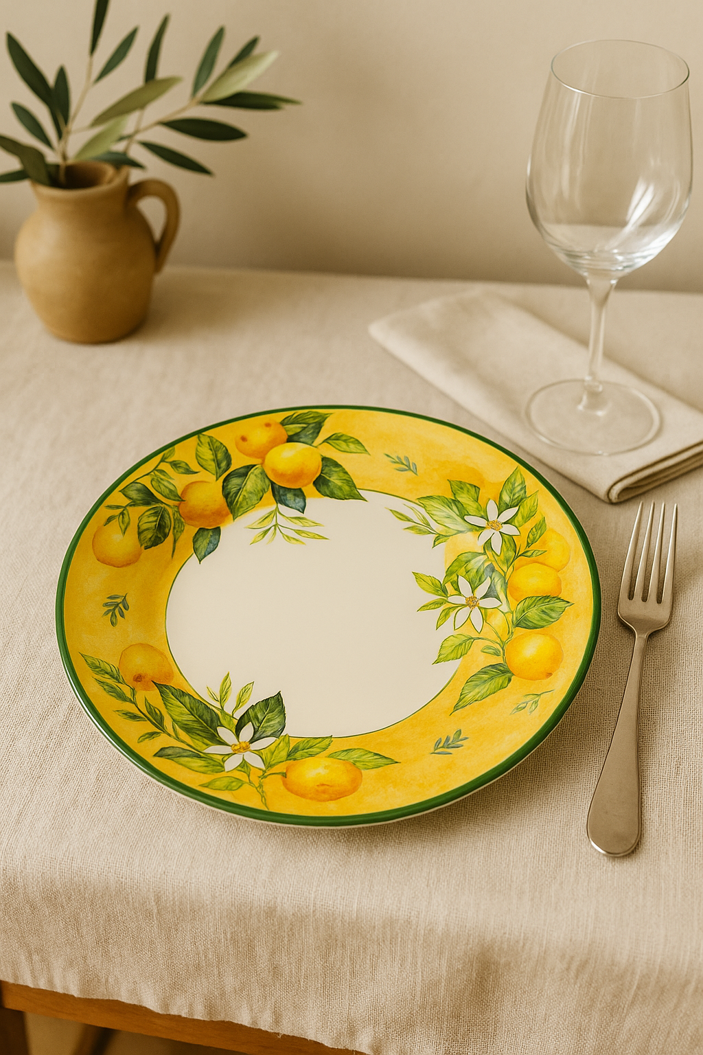 Vaisselle ceramique style nordique motifs floraux retro luxe - vue 3 sur 3