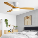 ventilateur de plafond américain léger avec lumière et contrôle électrique