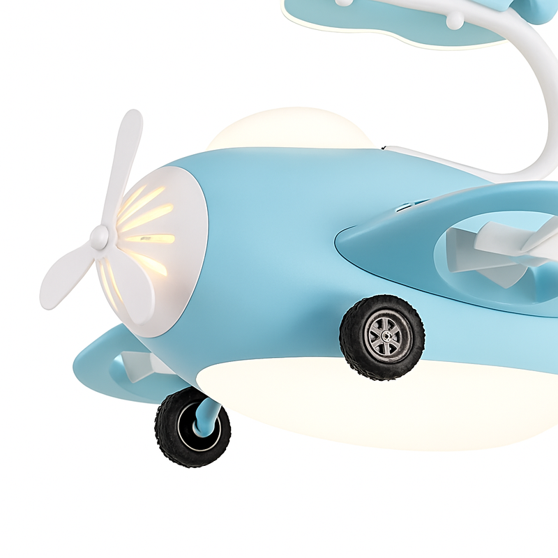 ventilateur de plafond avec led pour chambre enfant et aire de jeux