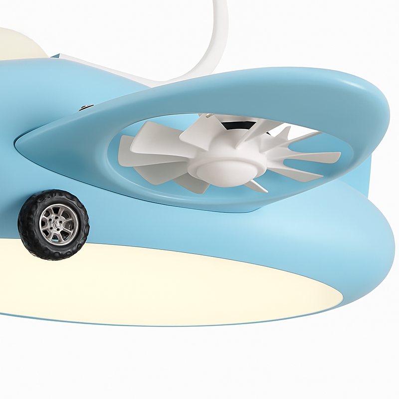 ventilateur de plafond avec led pour chambre enfant et aire de jeux