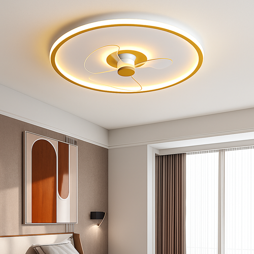 Smart ceiling fan with remote control and LED light - vue 12 sur 11