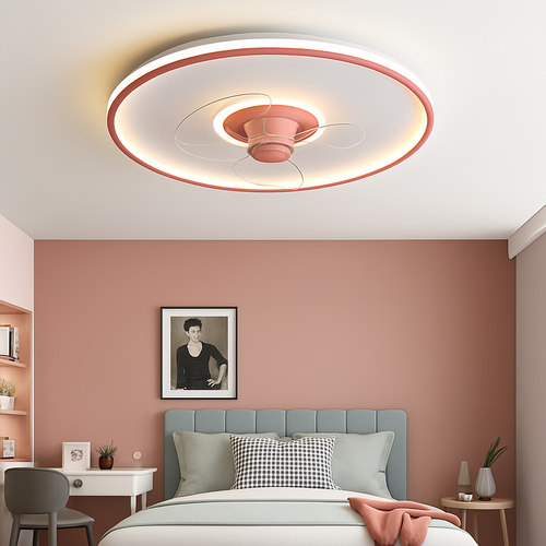 Smart ceiling fan with remote control and LED light - vue 11 sur 11