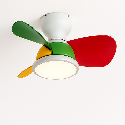 ventilateur de plafond led avec télécommande - vue 3 sur 9