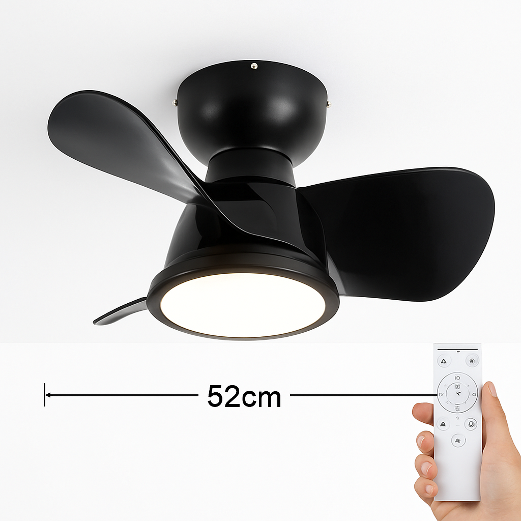 ventilateur de plafond led avec télécommande - vue 9 sur 9