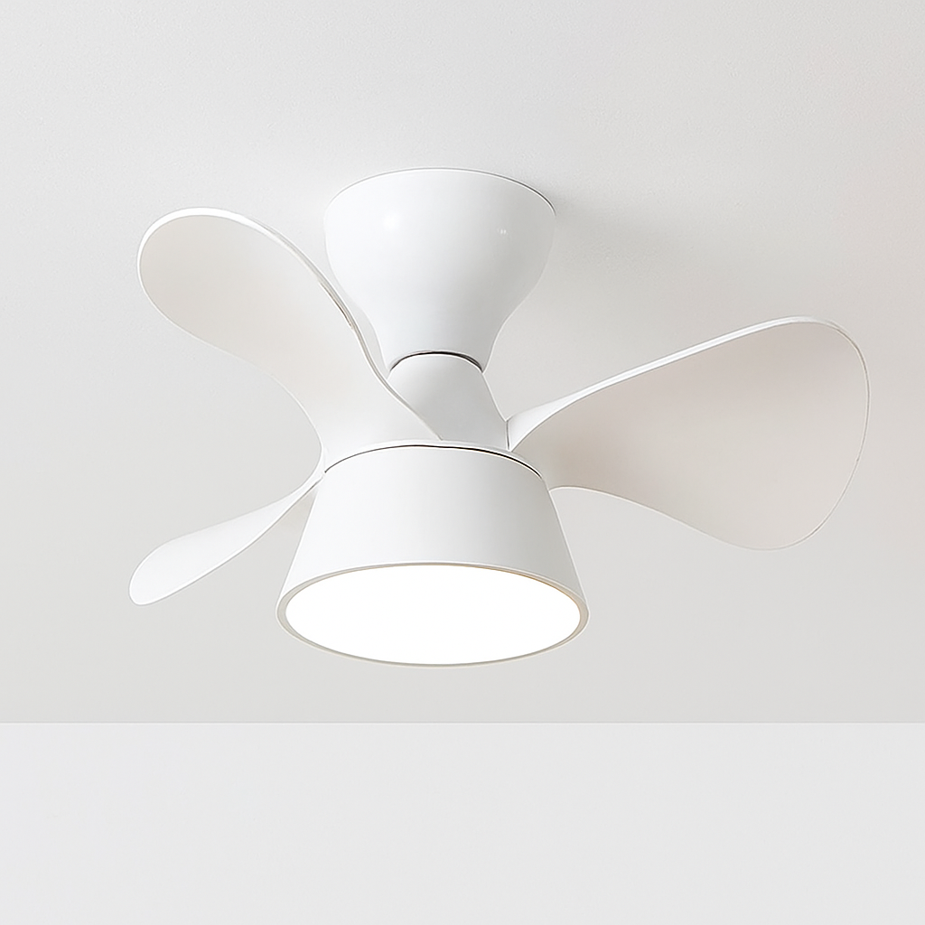 ventilateur de plafond lumineux avec télécommande et 6 vitesses - vue 9 sur 12