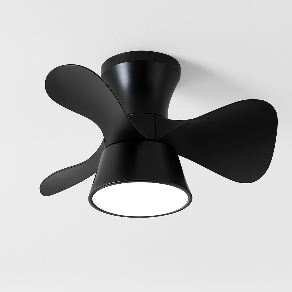 ventilateur de plafond lumineux avec télécommande et 6 vitesses - vue 10 sur 12