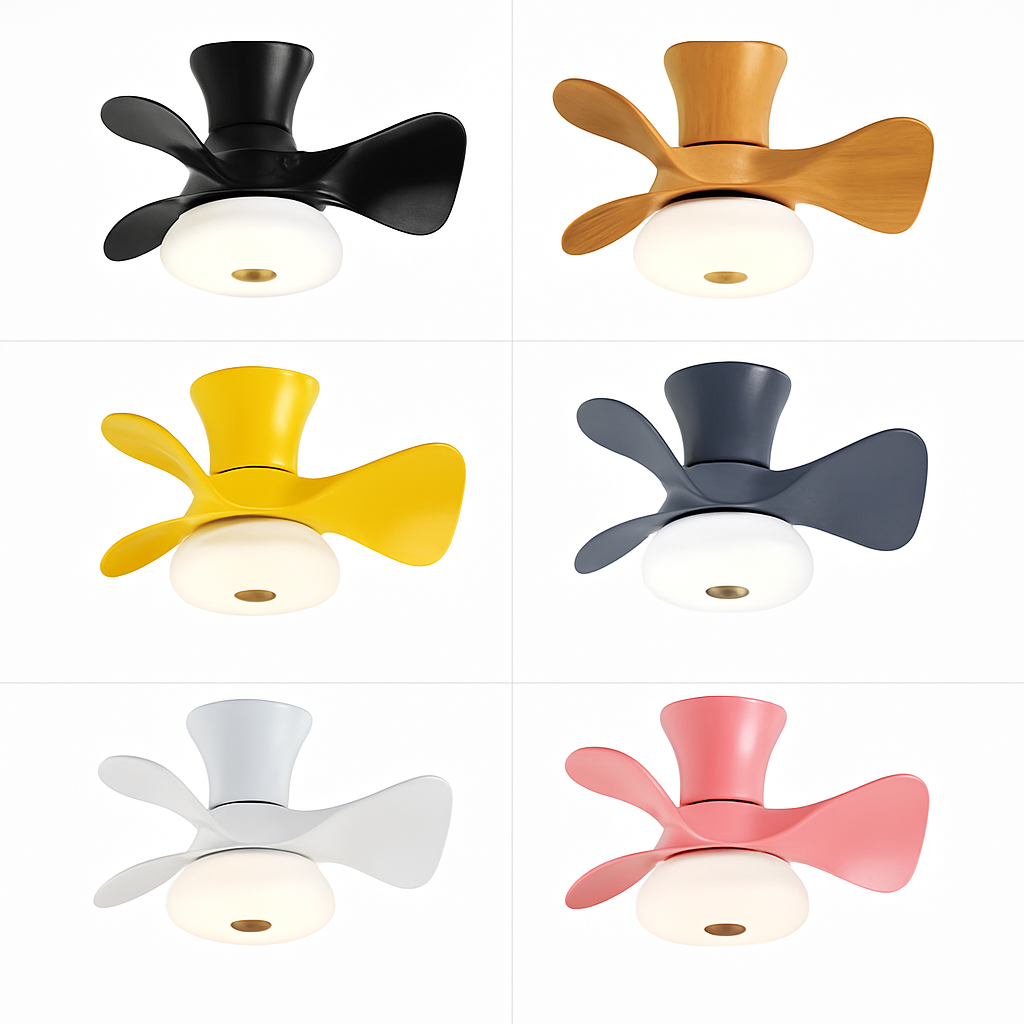 Ceiling fan light for commercial spaces