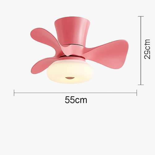 ventilateur de plafond lumineux pour espace commercial - vue 18 sur 17