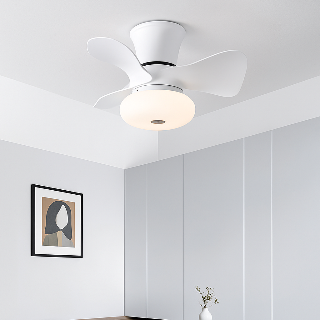 ventilateur de plafond lumineux pour espace commercial - vue 4 sur 17